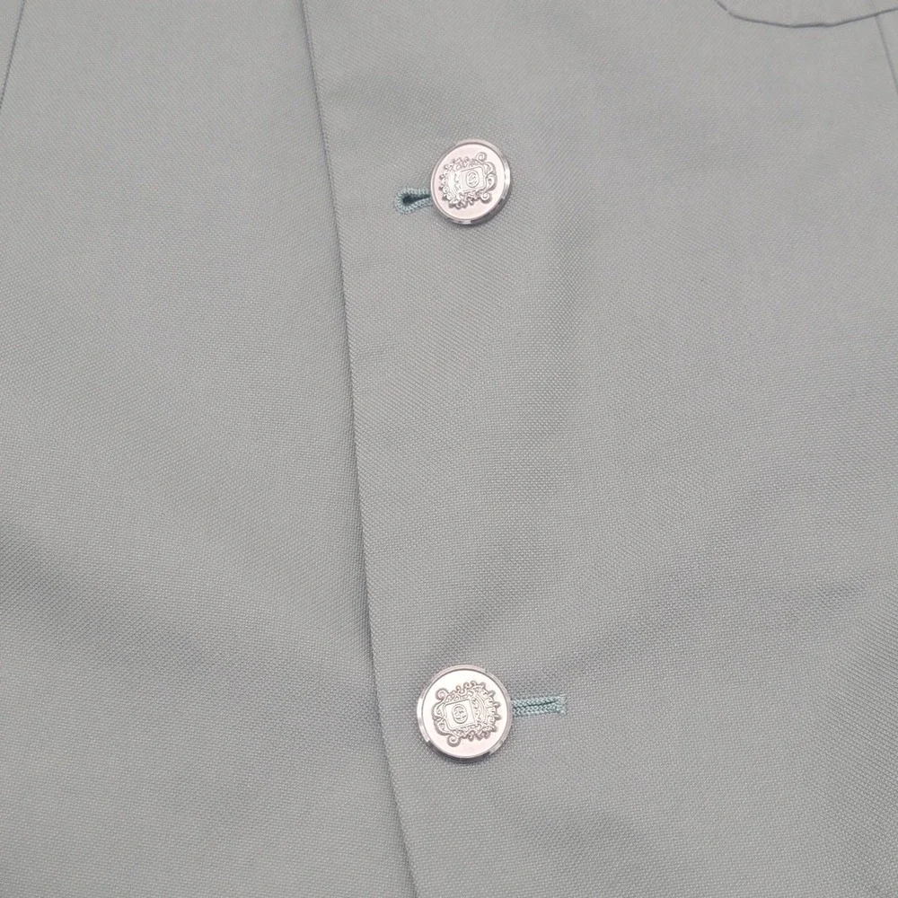 Gucci Men's Cotton Green Blazer Suit Jacket  Made in Italy Size 40 U.S. / L  New